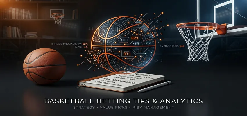 Basketball betting tips and strategies overview showing key concepts for successful wagering.
