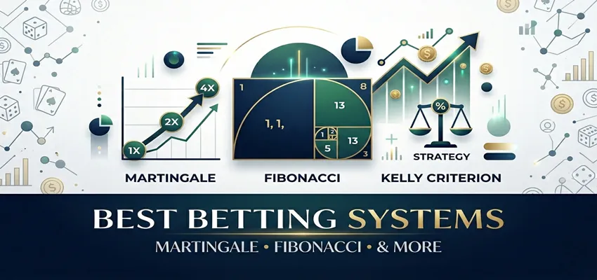 Best betting systems including Martingale, Fibonacci and more advanced betting strategies for structured wagering