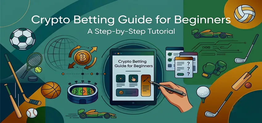 Beginner-friendly crypto betting guide explaining how cryptocurrency is used in online sports betting platforms