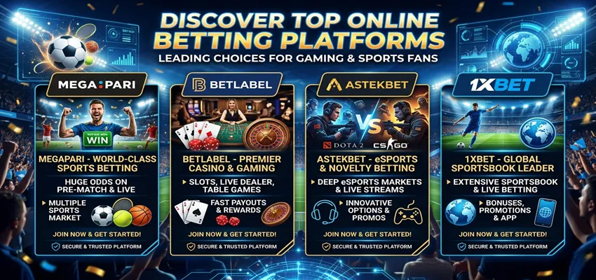 Comparison of leading online betting platforms featuring user-friendly interfaces, odds, and betting markets.