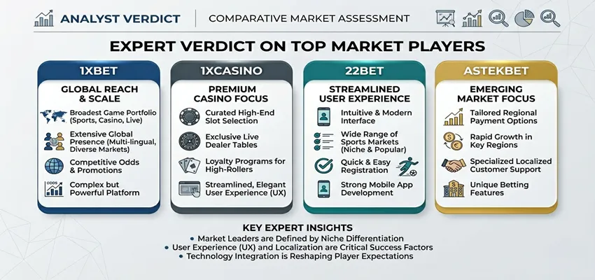 Expert verdict on top market players and leading online sportsbooks comparison.