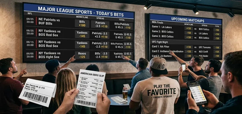Explains the difference between favorites and underdogs in odds.