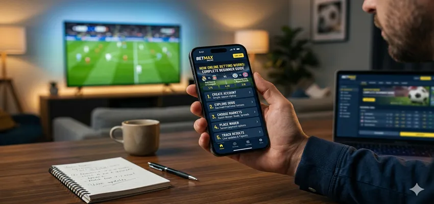 Beginner guide on how online betting works.