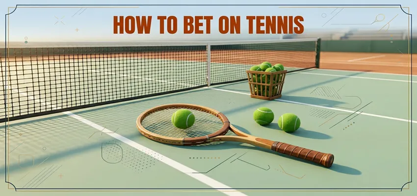 How to bet on tennis guide explaining basic tennis betting strategies and match analysis