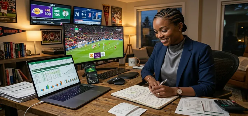 Consistent winning in sports betting strategy showing long-term analysis and disciplined decision making