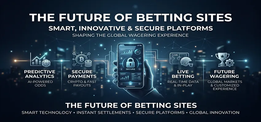 Future trends of online betting sites showing digital innovation, mobile betting technology, and evolving sportsbook platforms