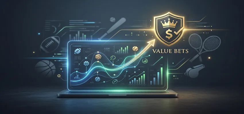 How sports statistics help identify value bets in sports betting markets.