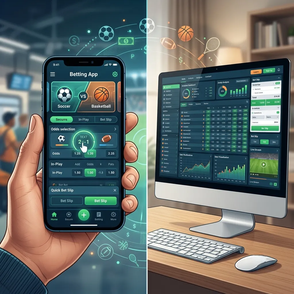 Compare betting apps vs desktop sportsbooks to find the right platform based on mobile access, features, and overall betting convenience.