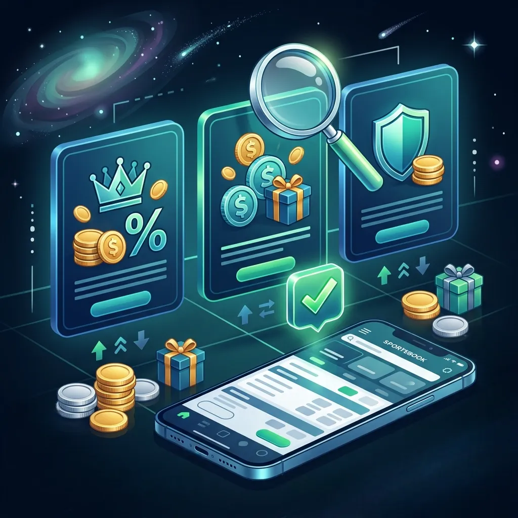 Side-by-side comparison of betting bonus offers to help identify the best sportsbook promotions and rewards available.