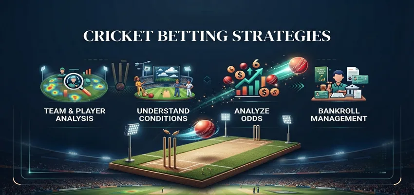 Master Cricket Betting Strategies with expert tips to make smarter betting decisions in 2026.