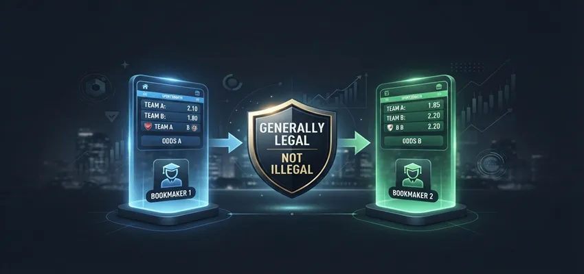 Learn whether arbitrage betting is legal, how bookmakers respond to it, and what you should know before placing arbitrage bets.