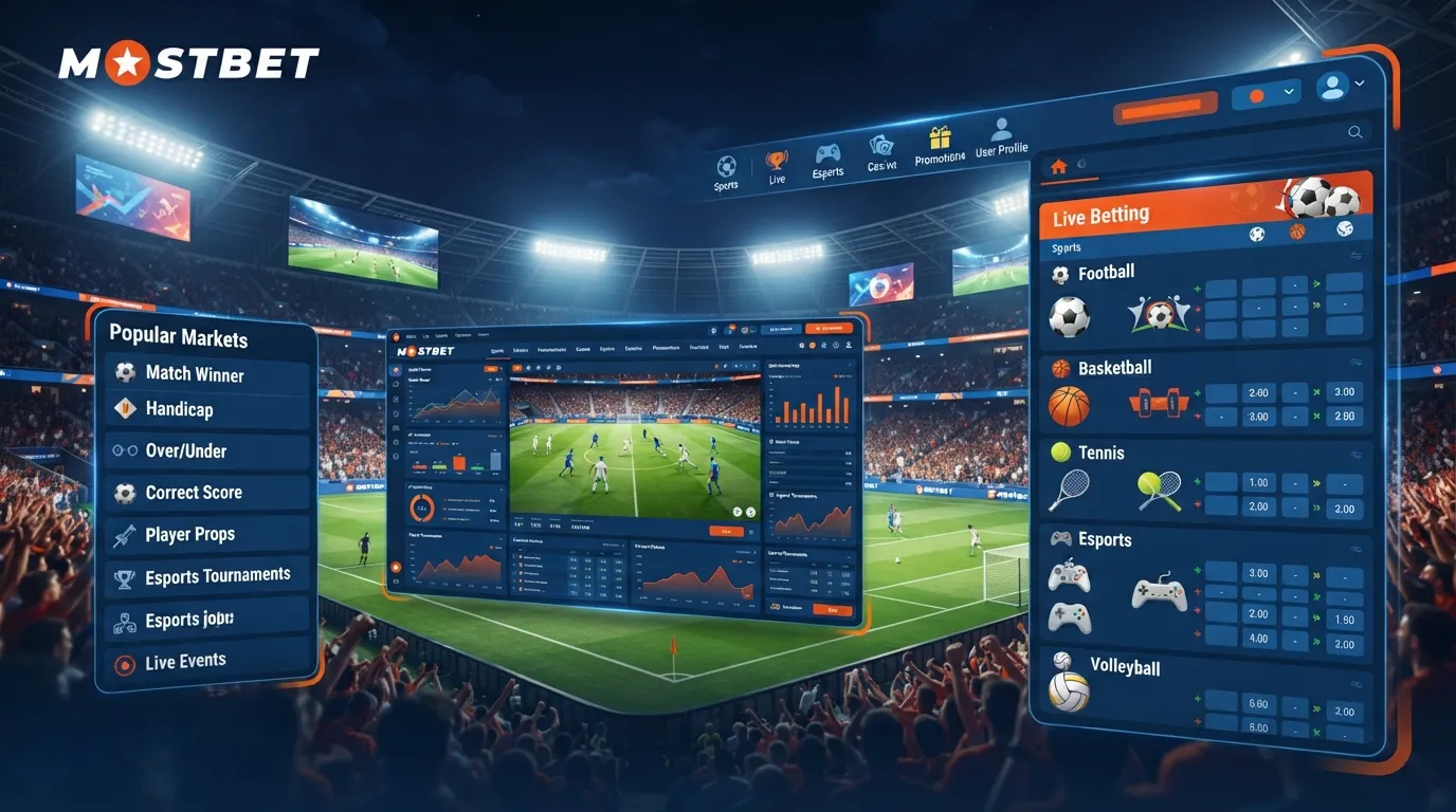 Mostbet sportsbook with competitive betting markets and live odds