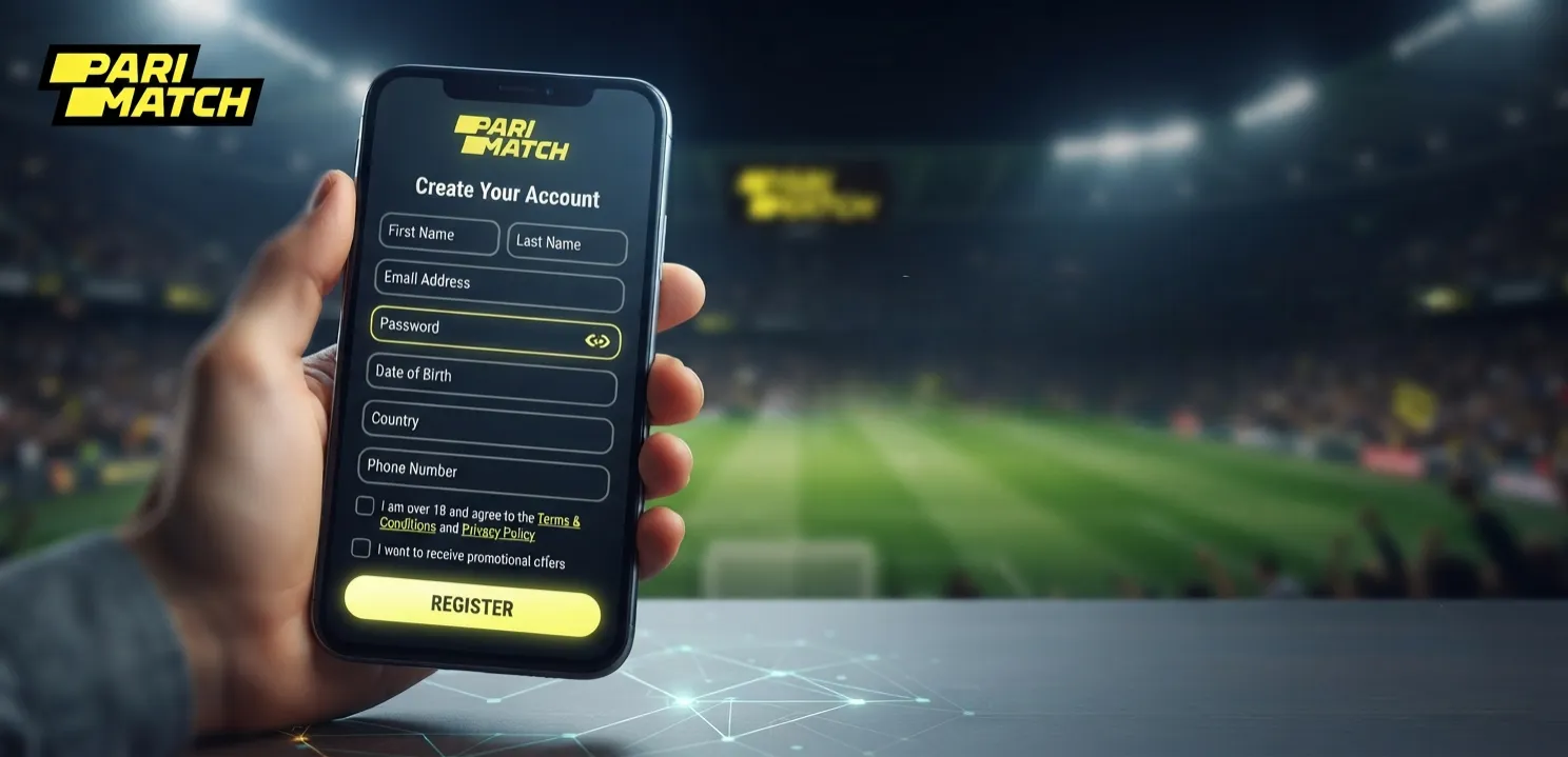 Parimatch registration and login process for creating and accessing a betting account