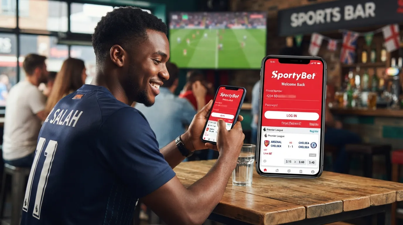 SportyBet mobile app login 2026 with fast access to sports betting features