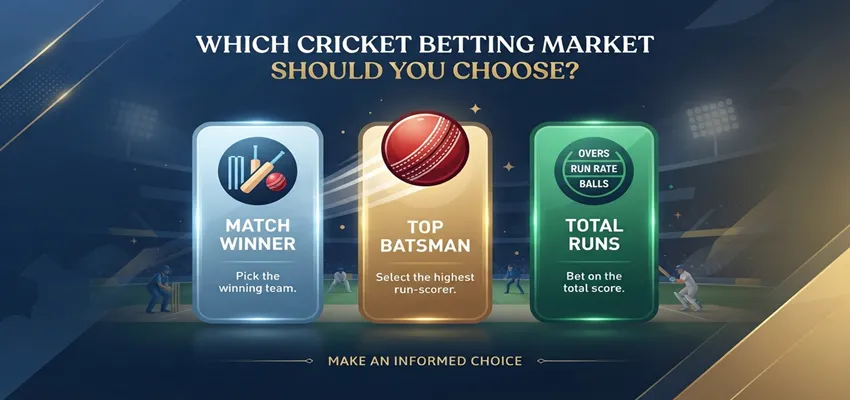 Compare Cricket Betting Markets and choose the best betting options for every cricket match.