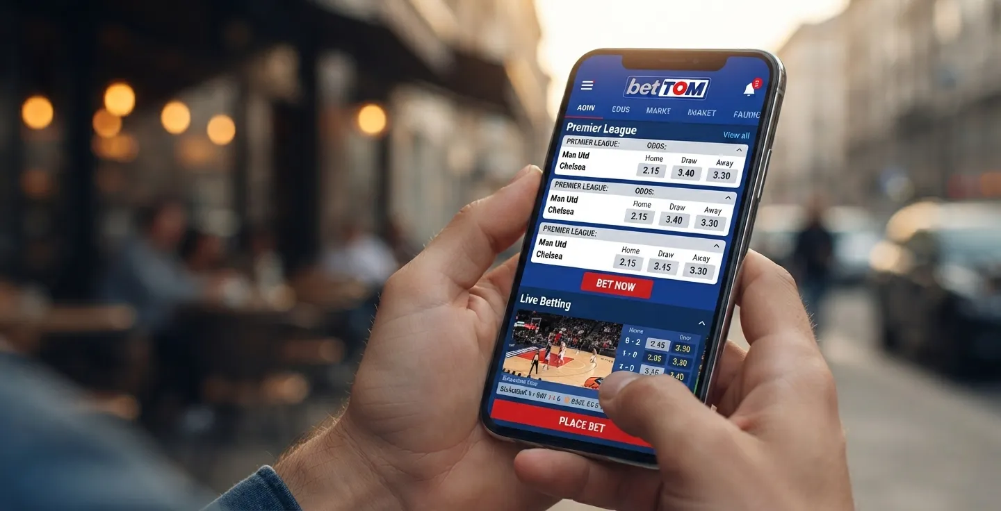 BetTom mobile app for fast and convenient sports betting