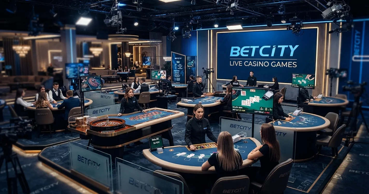 BetCity live casino experience with real-time dealer games and interactive tables
