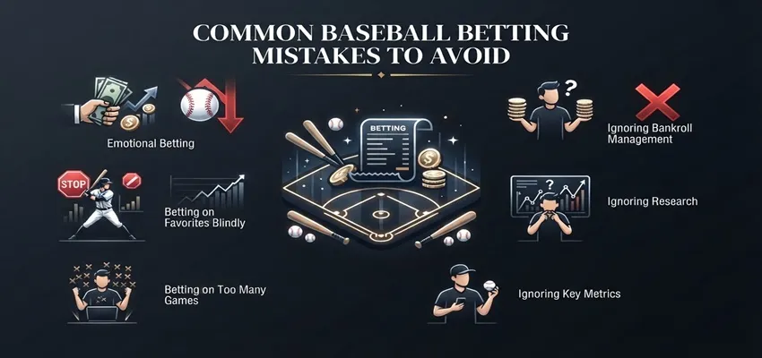 Common baseball betting mistakes to avoid when placing MLB bets