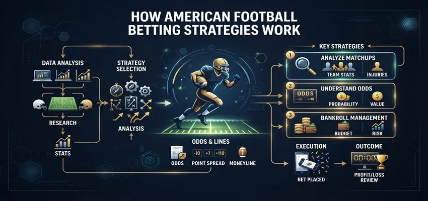How American football betting strategies work when analyzing NFL matchups and odds