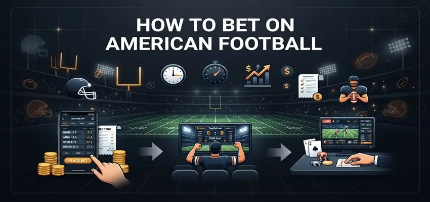 How to bet on American football with a sportsbook