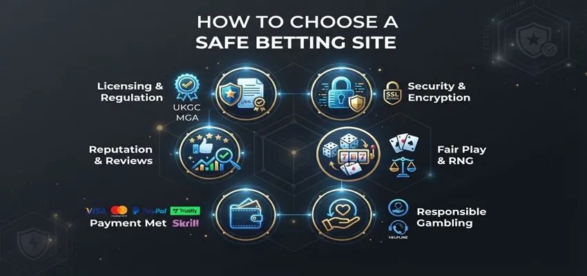 how to choose a safe betting site with secure licensing and payments