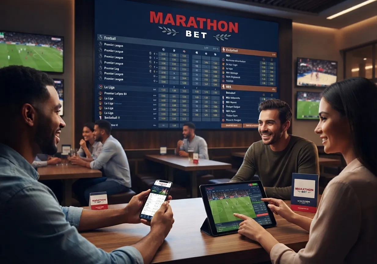 Bet on football, tennis, basketball, and more with competitive odds at the Marathonbet sportsbook