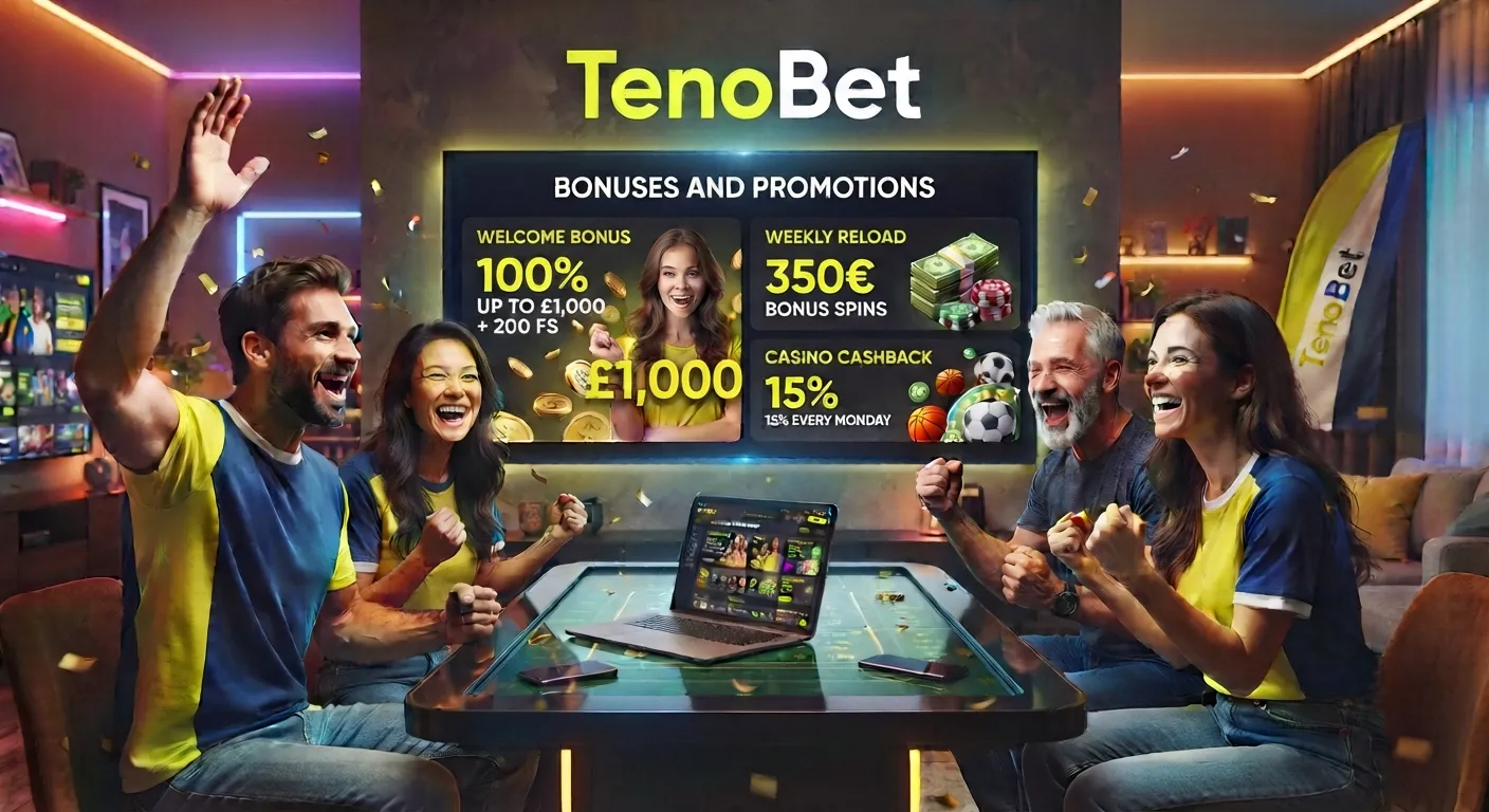 Tenobet bonuses and promotions offering welcome rewards, sportsbook offers, and casino deals for players