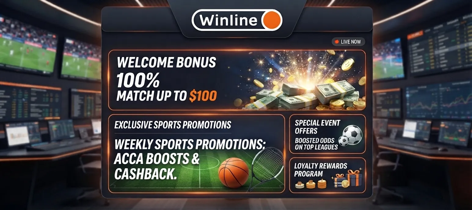 Claim the latest Winline bonuses and promotions to boost your first bets and unlock extra value.